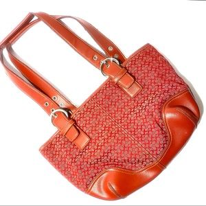 Coach Signature Monogram Purse